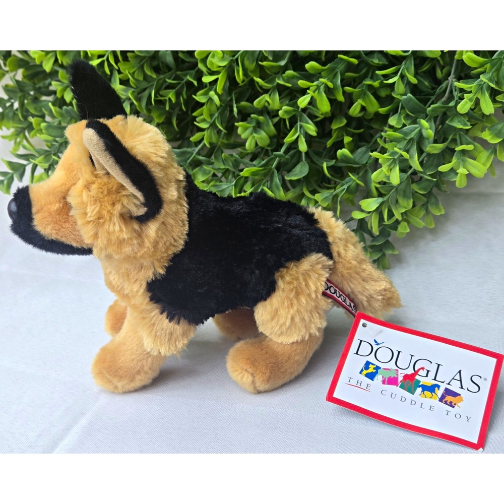 Douglas Cuddle Toys Queenie German Shepherd 8" Plush Stuffed Animal Dog 3982 NWT